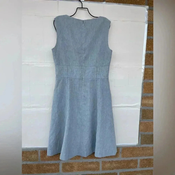 REBECCA TAYLOR Stretch Linen dress size 8 - Picture 7 of 9